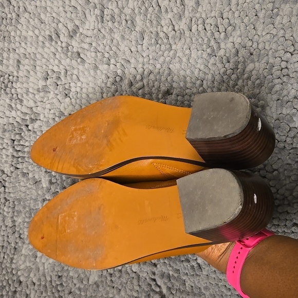 Madewell The Darcy Mule camel Mob Wife Old Money Slip On Clogs Minimalist - Picture 5 of 8